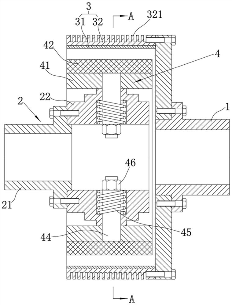 Barrel type permanent magnet flexible connection device with air gap self-adjusting function