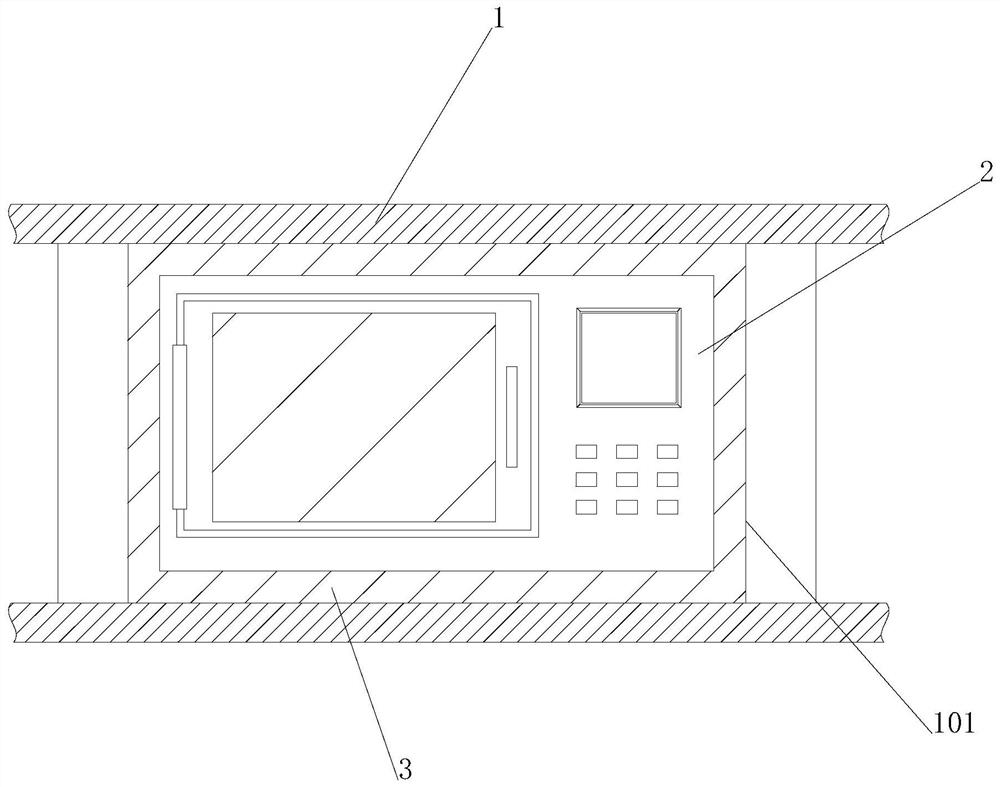 Modular steam box structure of integrated cooker