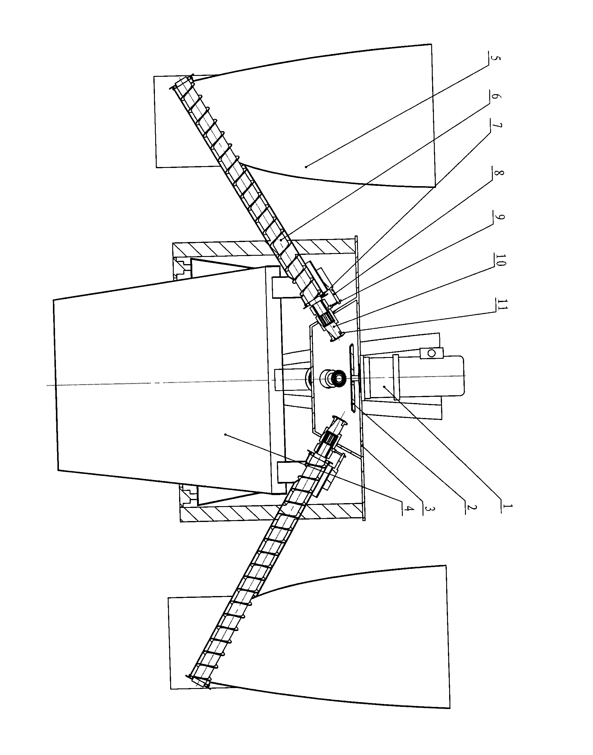 Material proportioning station