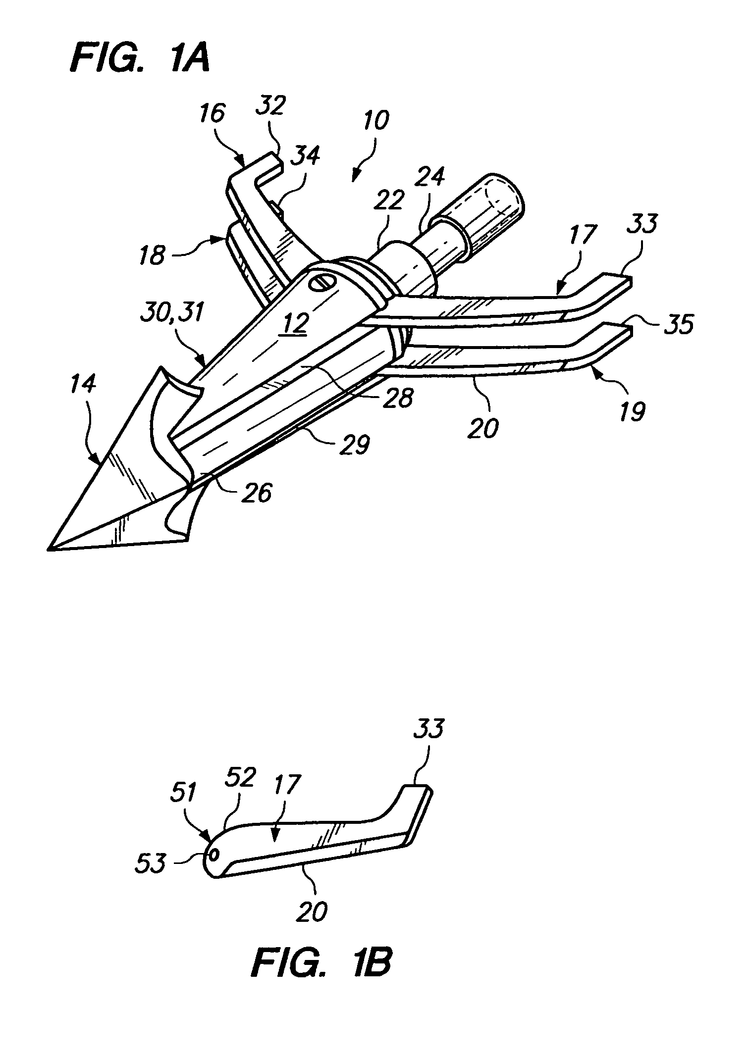 Arrowhead having both fixed and mechanically expandable blades