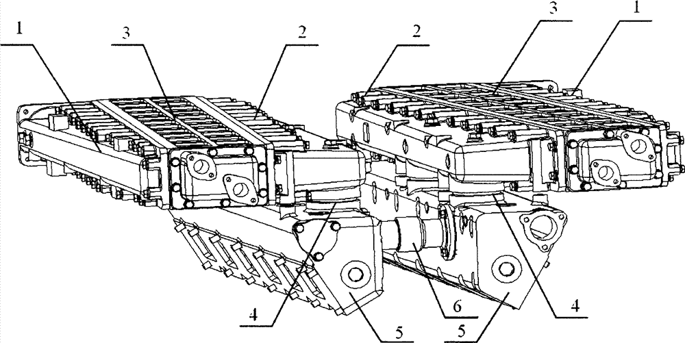 Intercooler device for diesel engine
