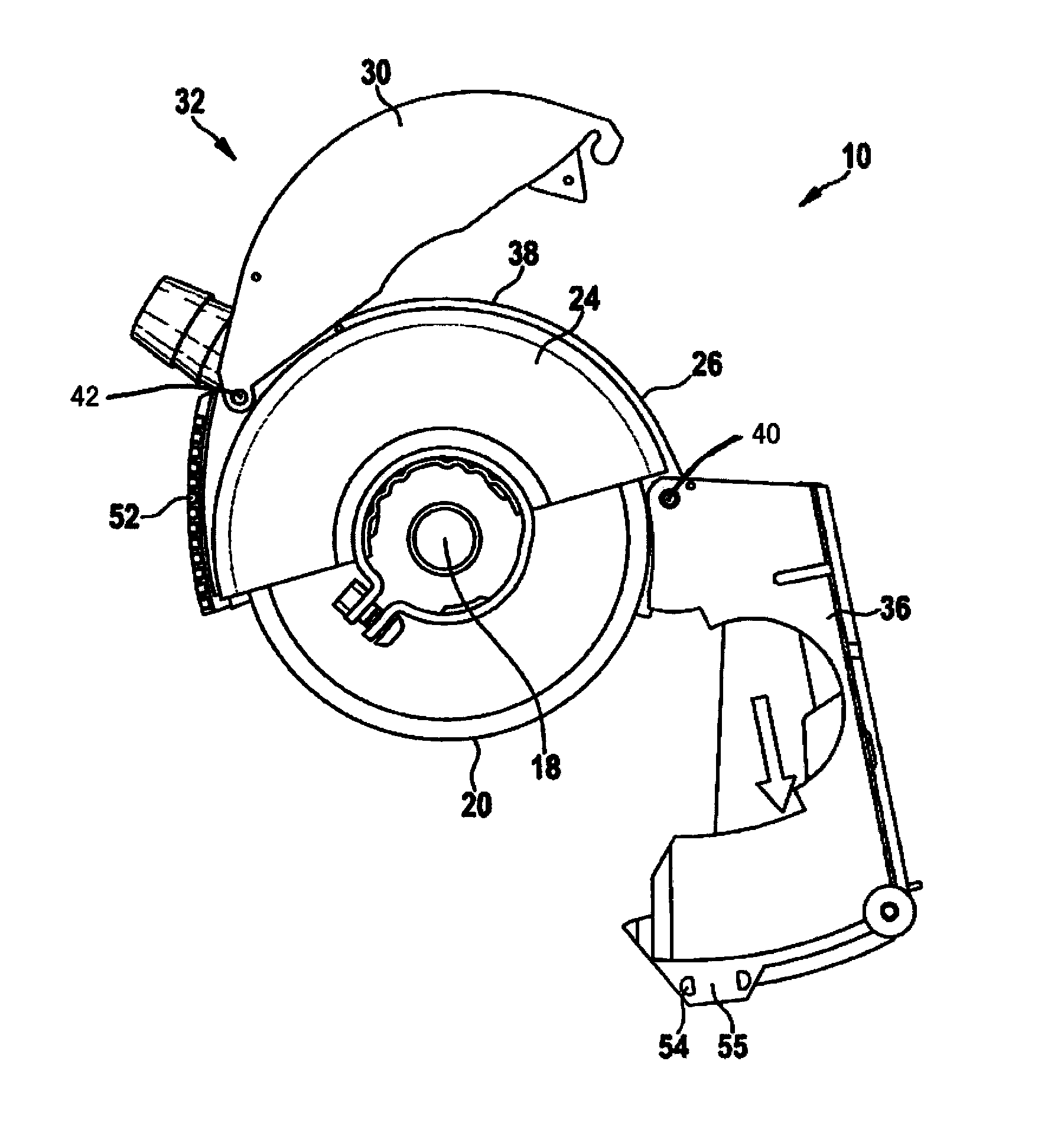 Cover device with dust suction device when used with electric tool