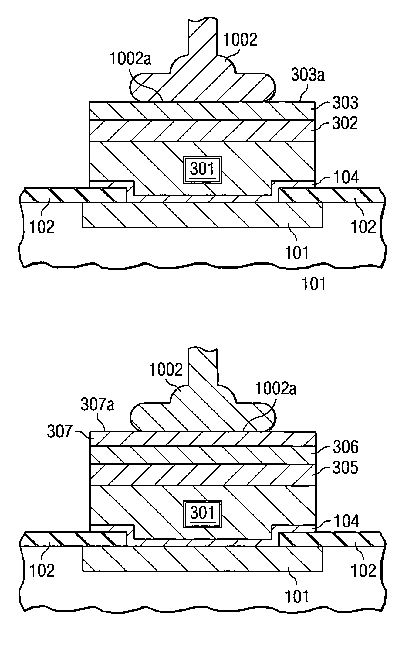 Method for chemical etch control of noble metals in the presence of less noble metals
