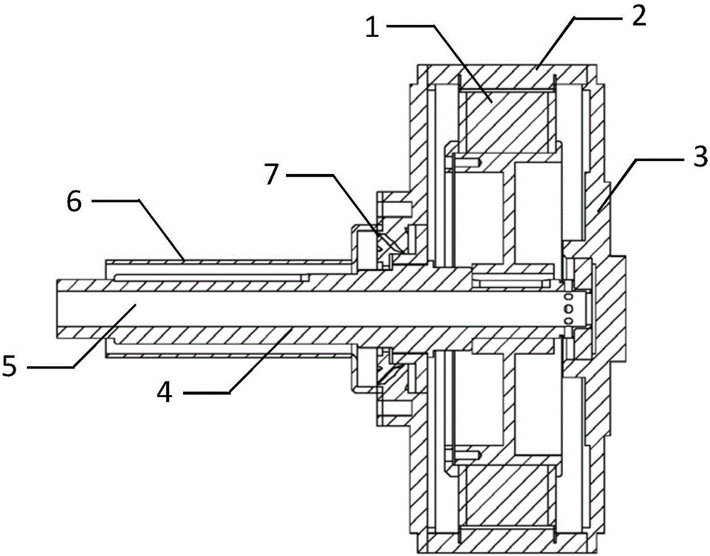 Ventilation and heat-dissipation structure of electric vehicle in-wheel motor