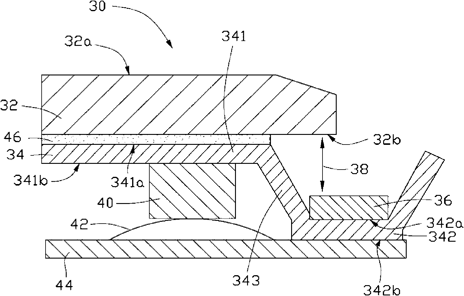 Key module and portable electronic device therewith