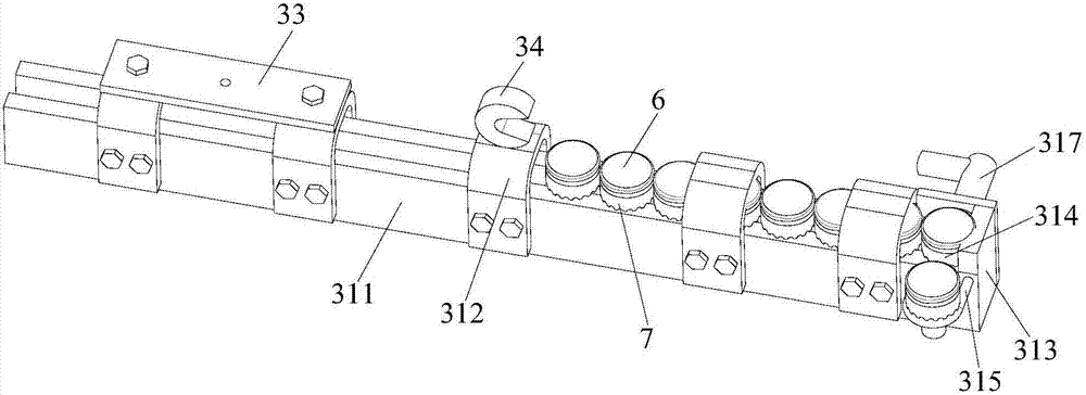 A device for realizing fully automatic stud welding of T-shaped welding studs