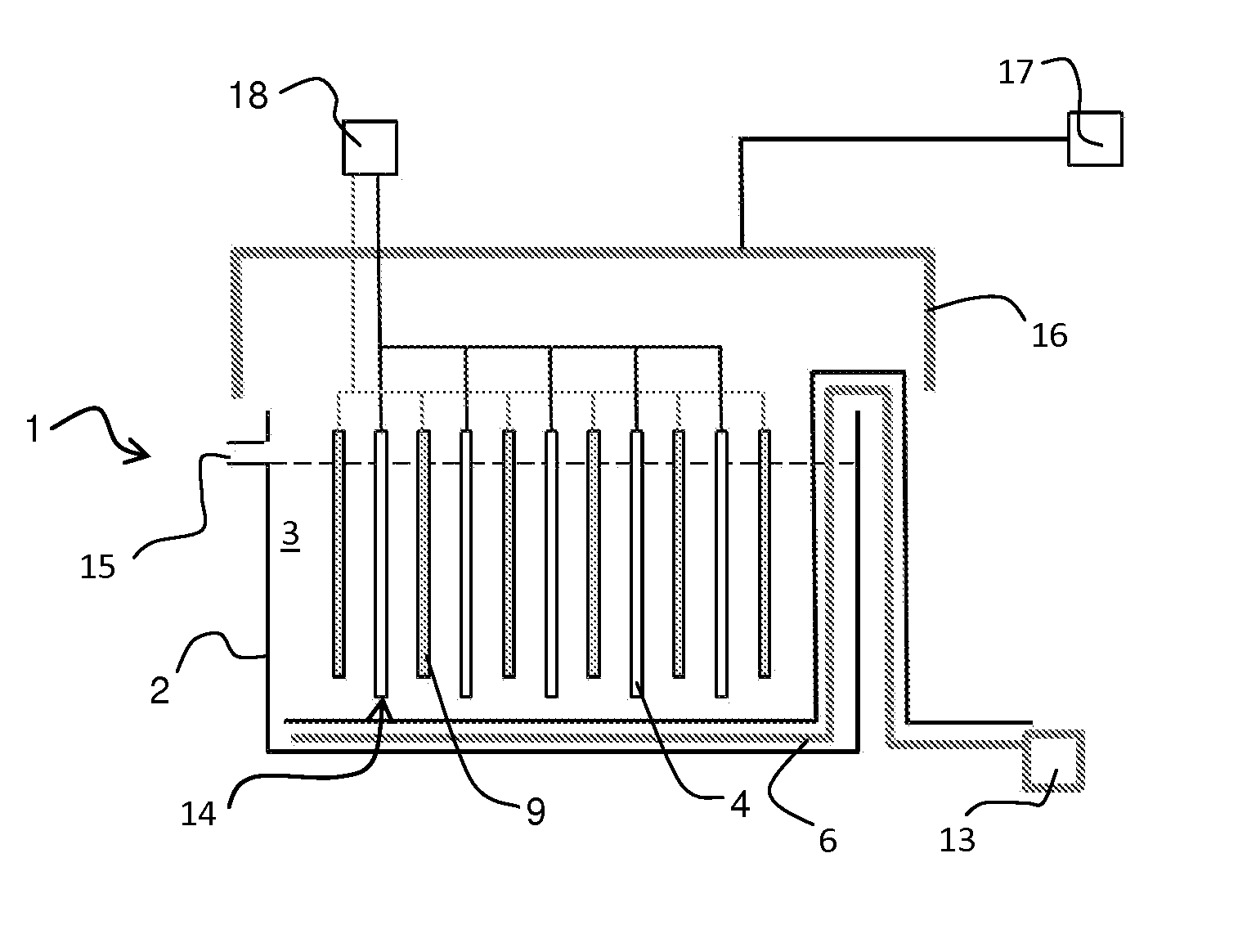 Equipment and method for electrolytic recovery of metal