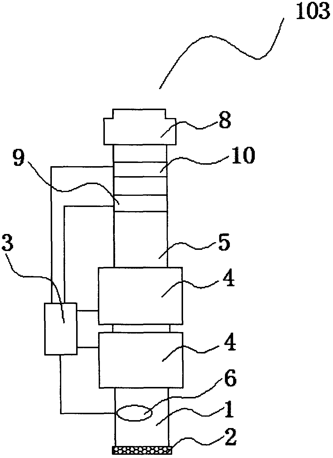 Flue gas dust-removing and mercury-removing system