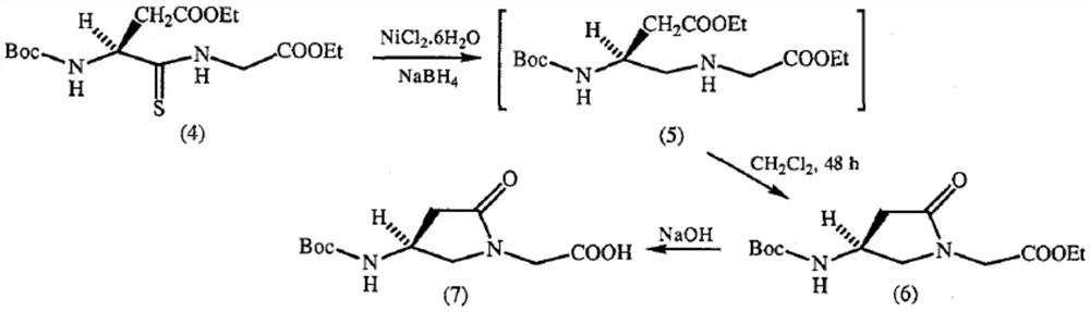 A kind of preparation method of γ-lactam bridged dipeptide compound