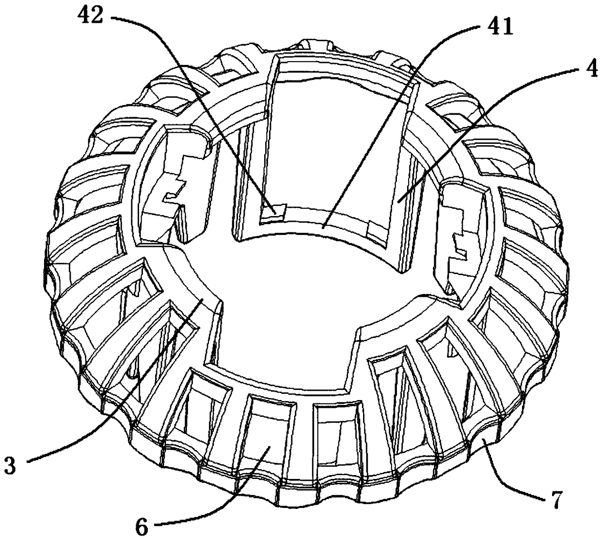 Degradable stapler for constructing bile-pancreatic fluid bypass port