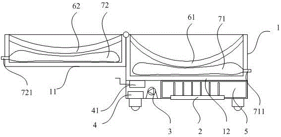 Organ refrigerated transportation box with damping function and control method thereof