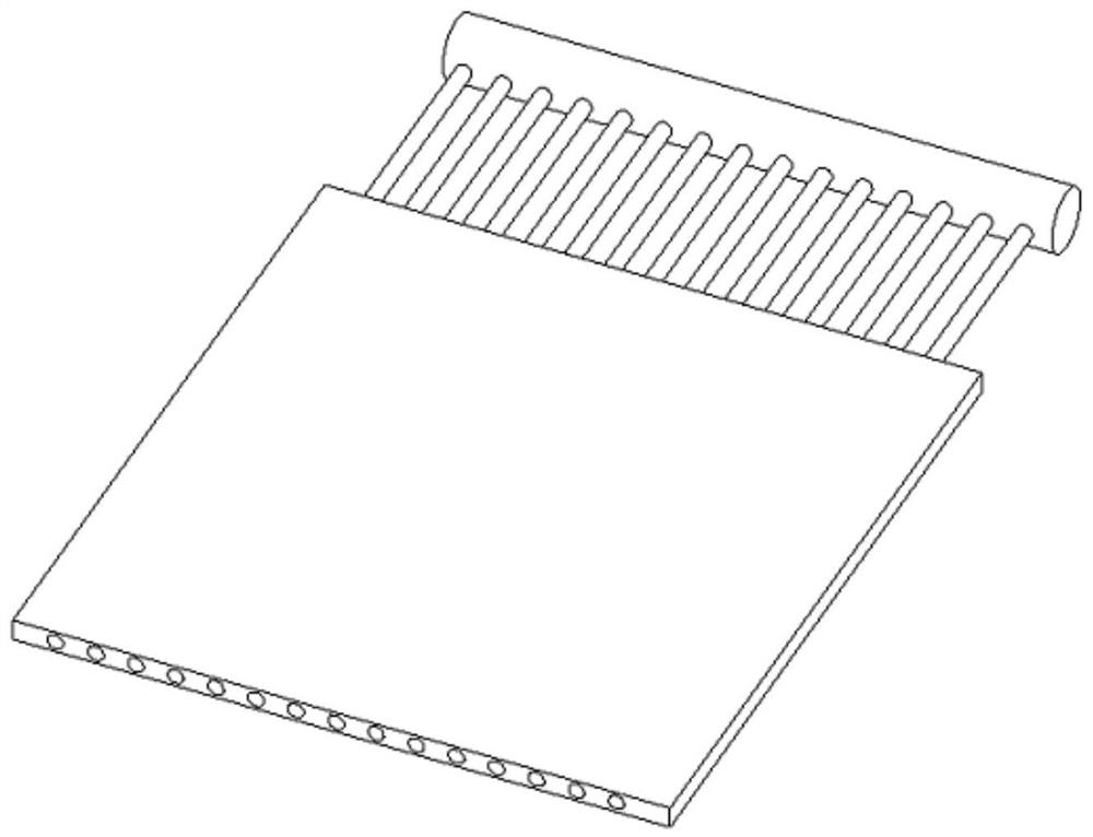 Indoor prefabricated decorative wall panel with inorganic composite capillary network system