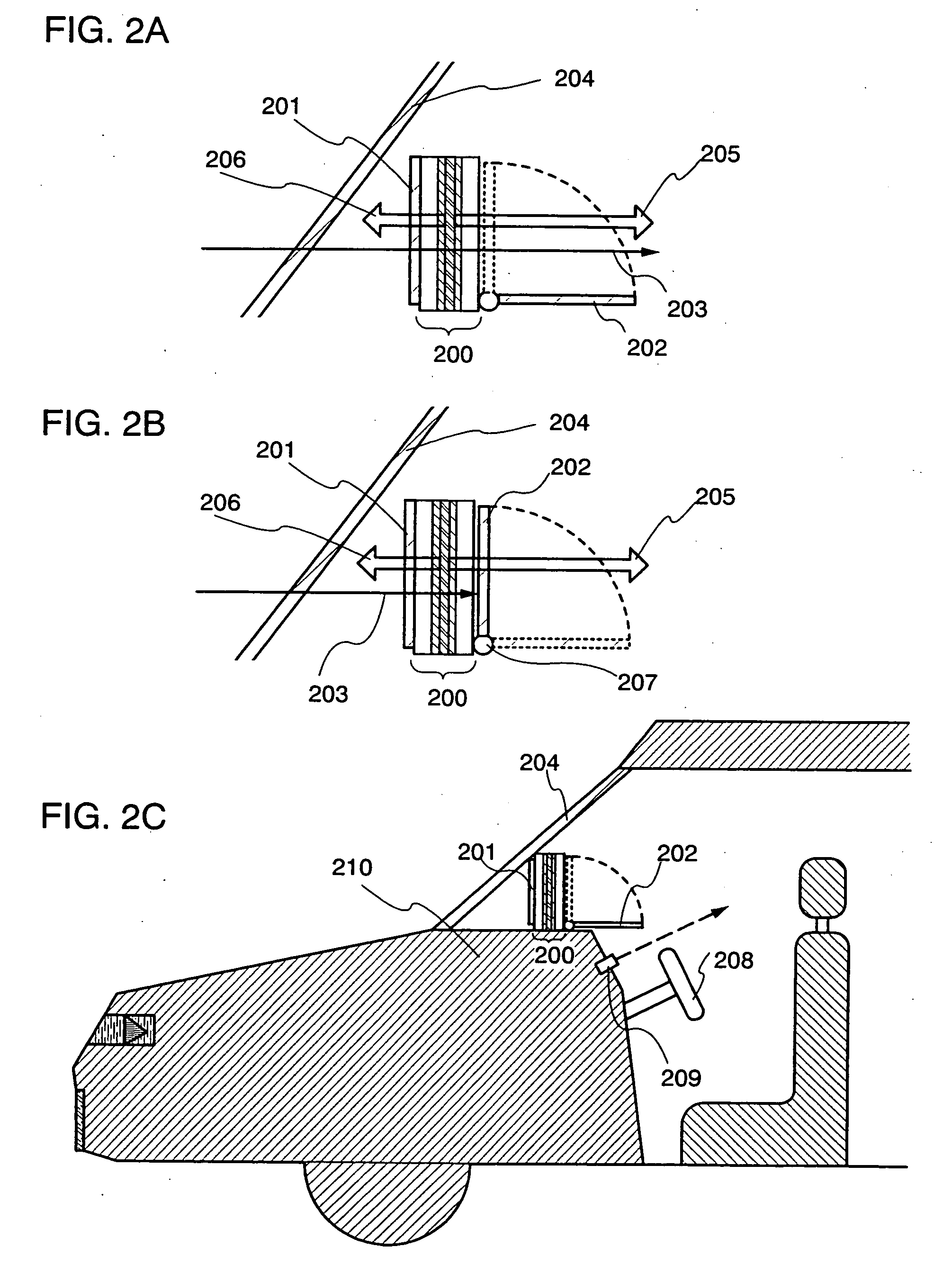 Light emitting device, driving support system, and helmet