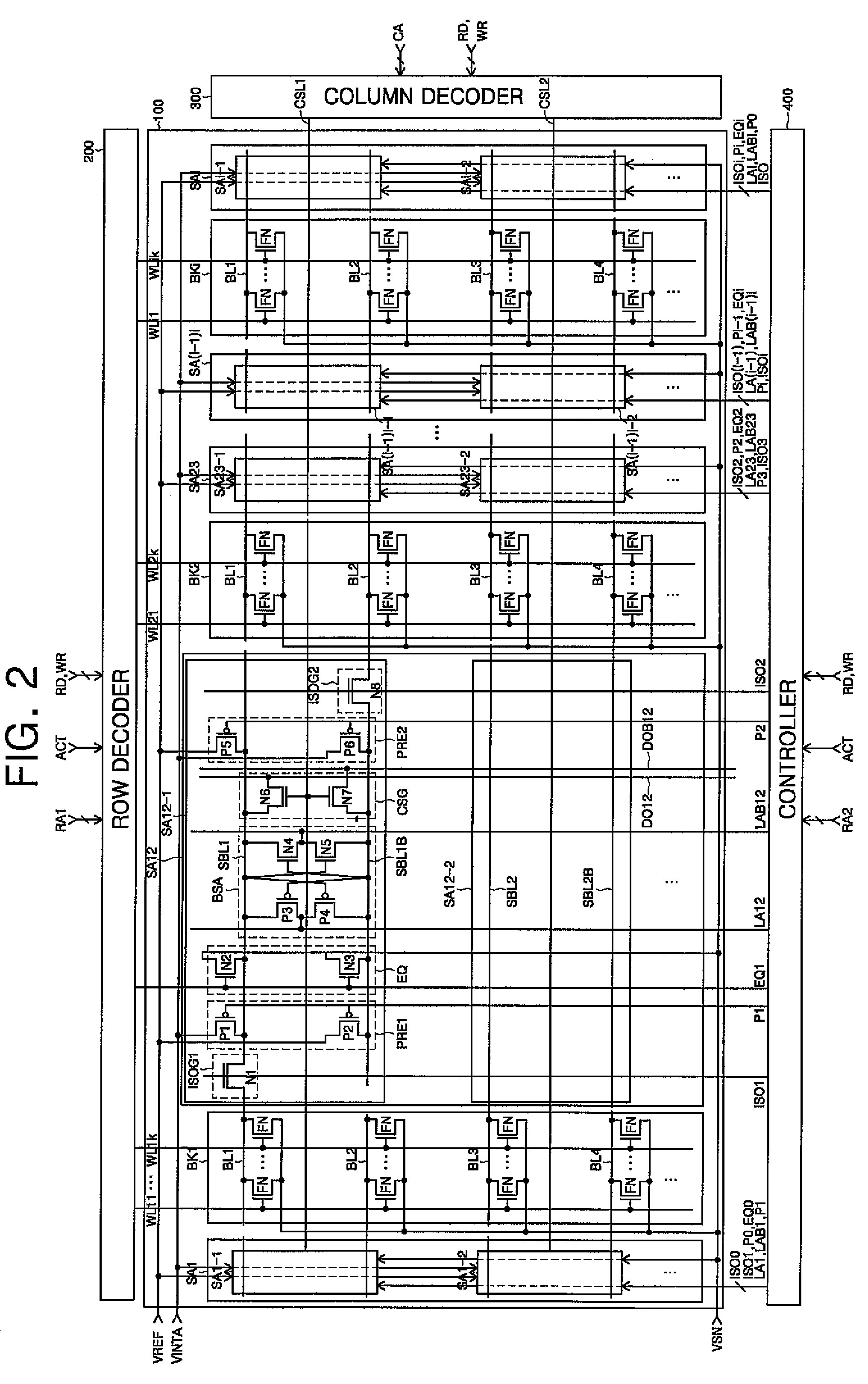 Floating body semiconductor memory device and method of operating the same