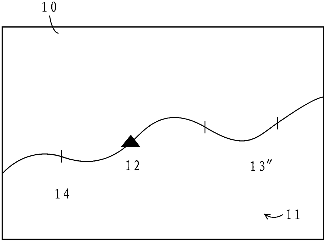 Representation of a travel route by means of a navigation system