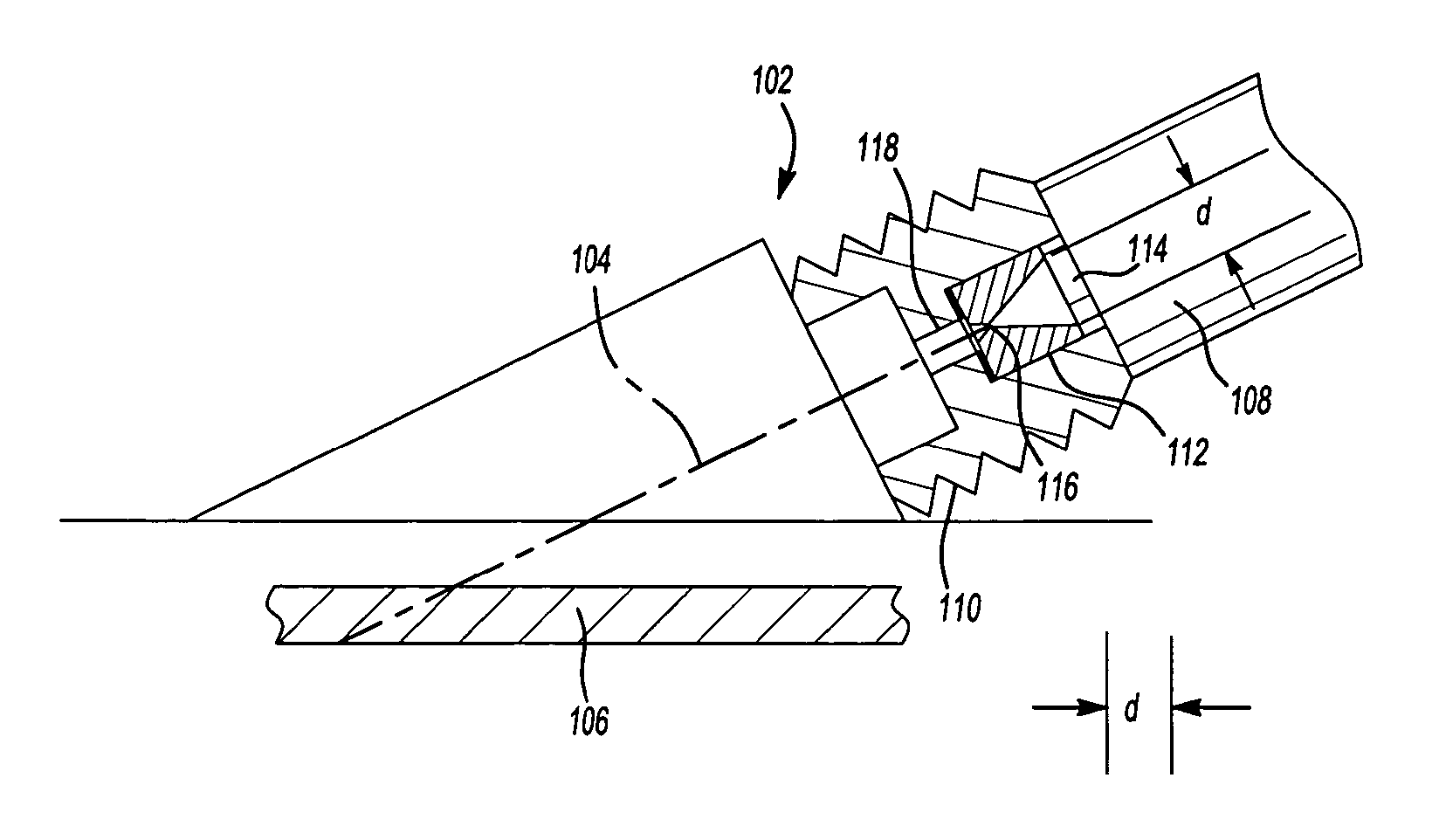 Suspended abrasive waterjet hole drilling system and method