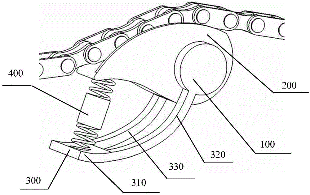 Chain tensioner based on cam, and control method thereof