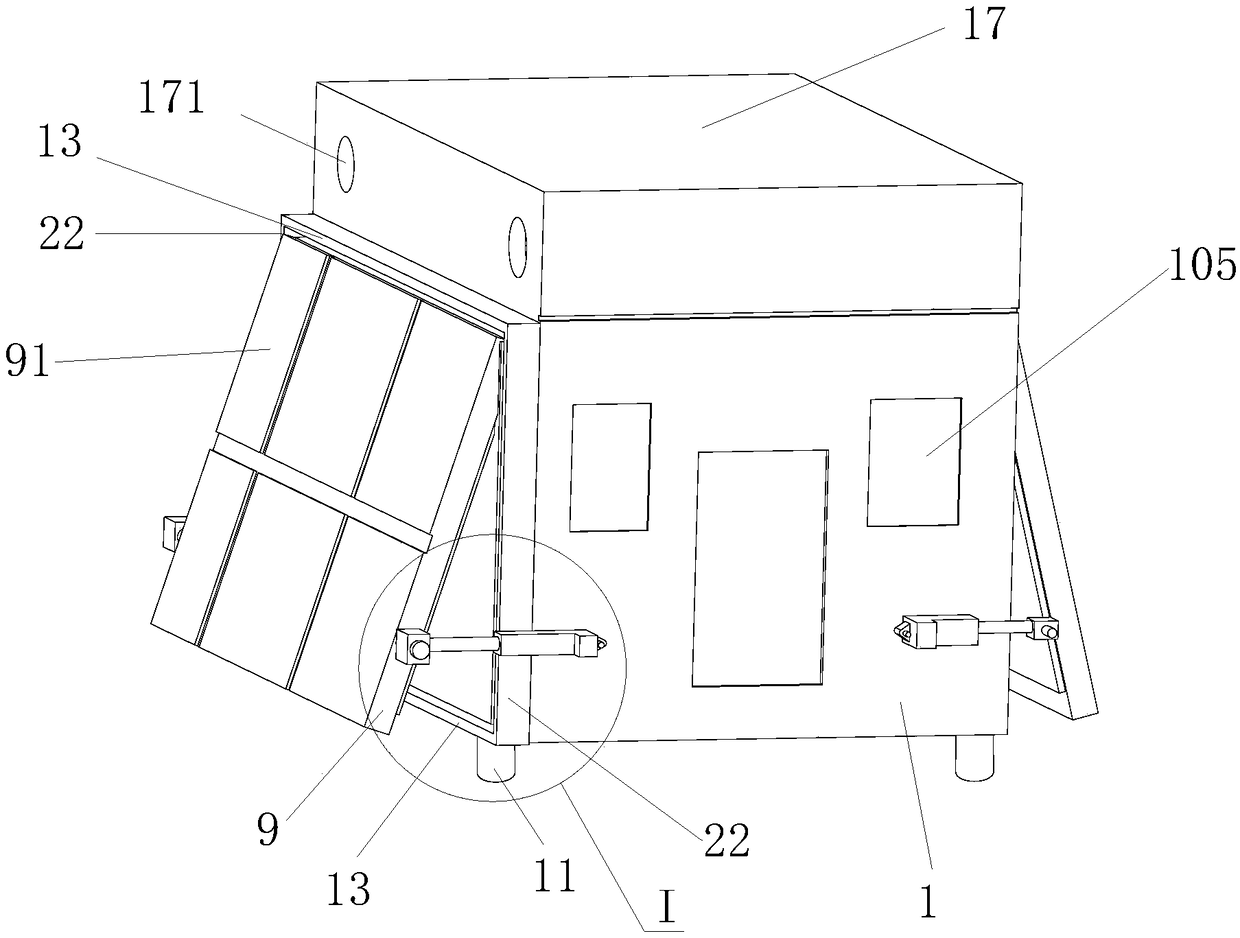 A container house with energy-saving and thermal insulation functions