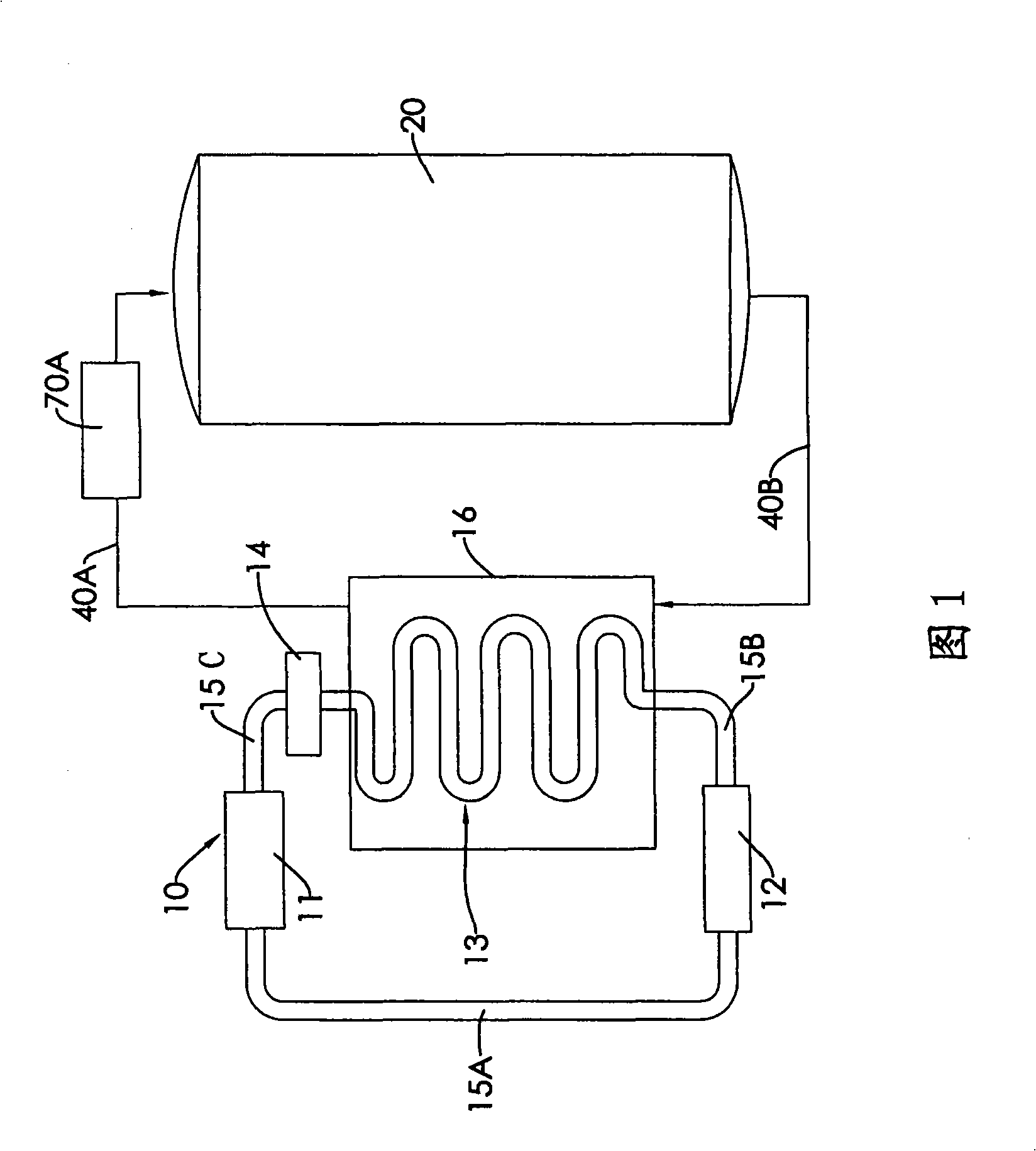 Heat exchange system for producing substrate
