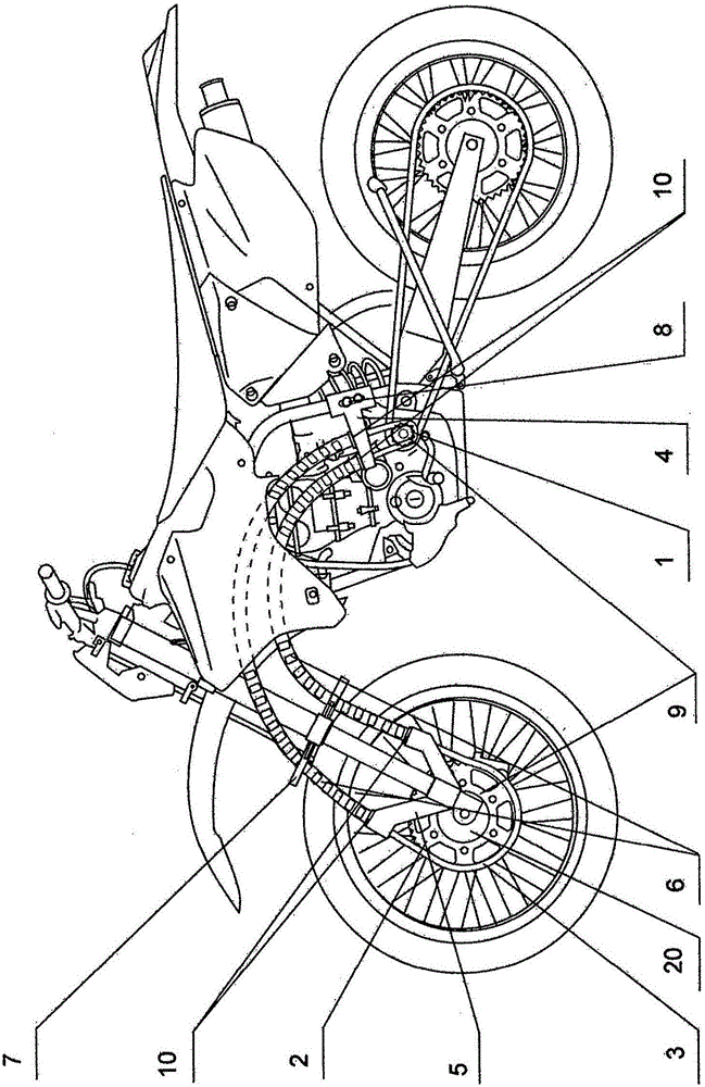Motorcycle front wheel drive