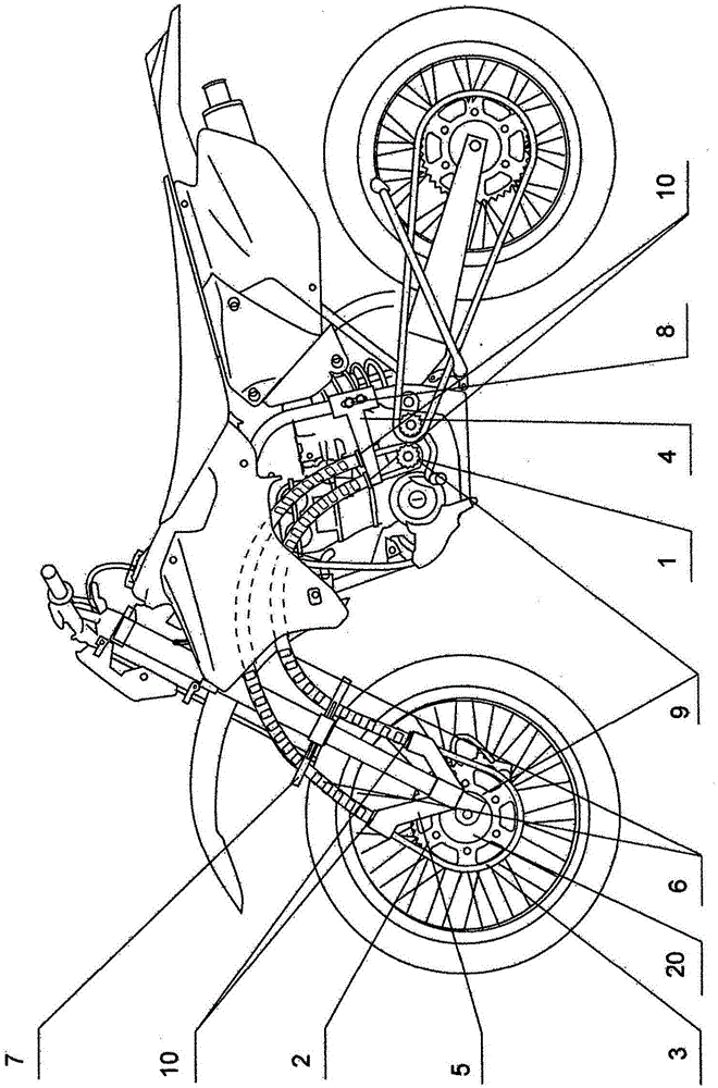 Motorcycle front wheel drive