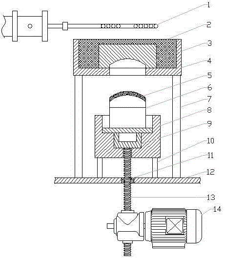 Method for preparing tungsten carbide wear-resistant coating needed for swing head of swing forging machine through induction heating