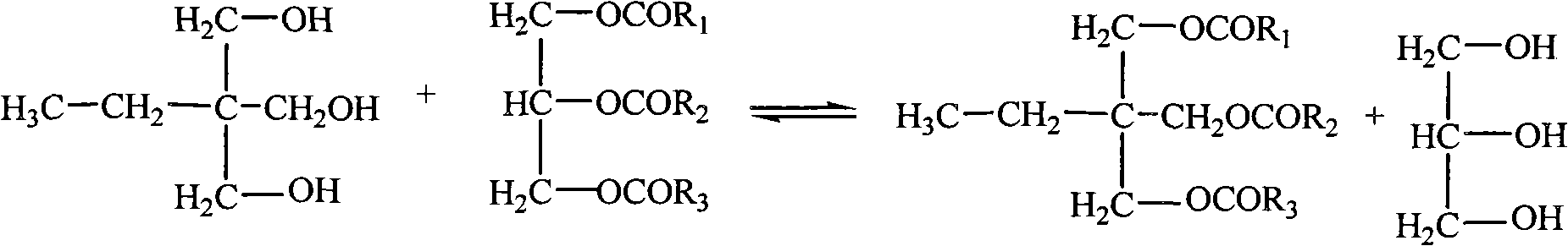 Biological lubricant prepared with ionic liquid as catalyst and preparation method
