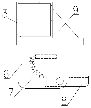 Stacked packaging case lifting device