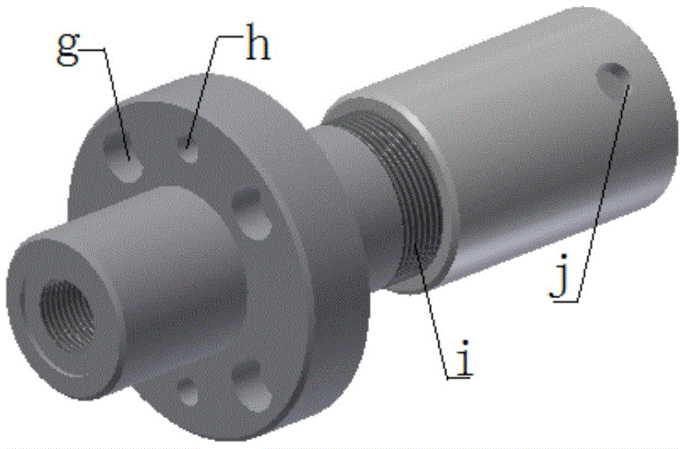 Calibration loading device for adjustable pretightened piezoelectric dynamometer through hydraulic pressure