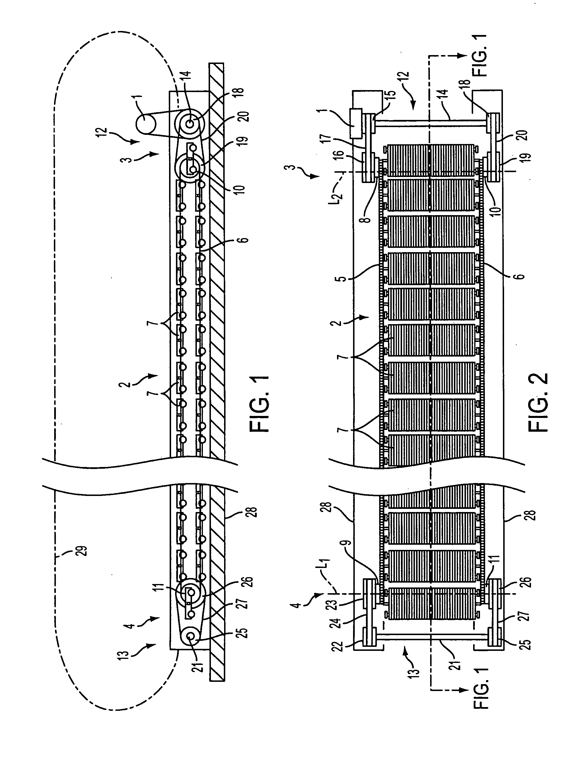 Travelator, moving ramp or escalator