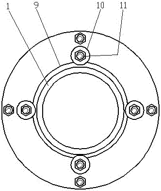 Floating sealing type rotary compensator