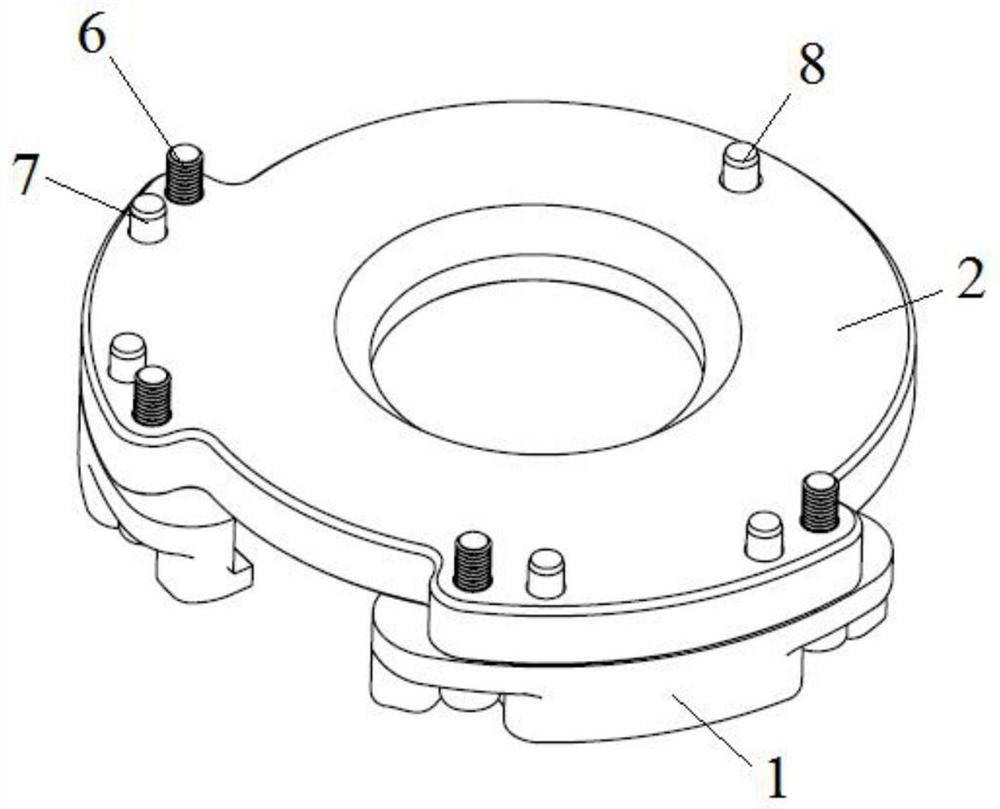 Auxiliary mechanism for return discs of axial plunger pump