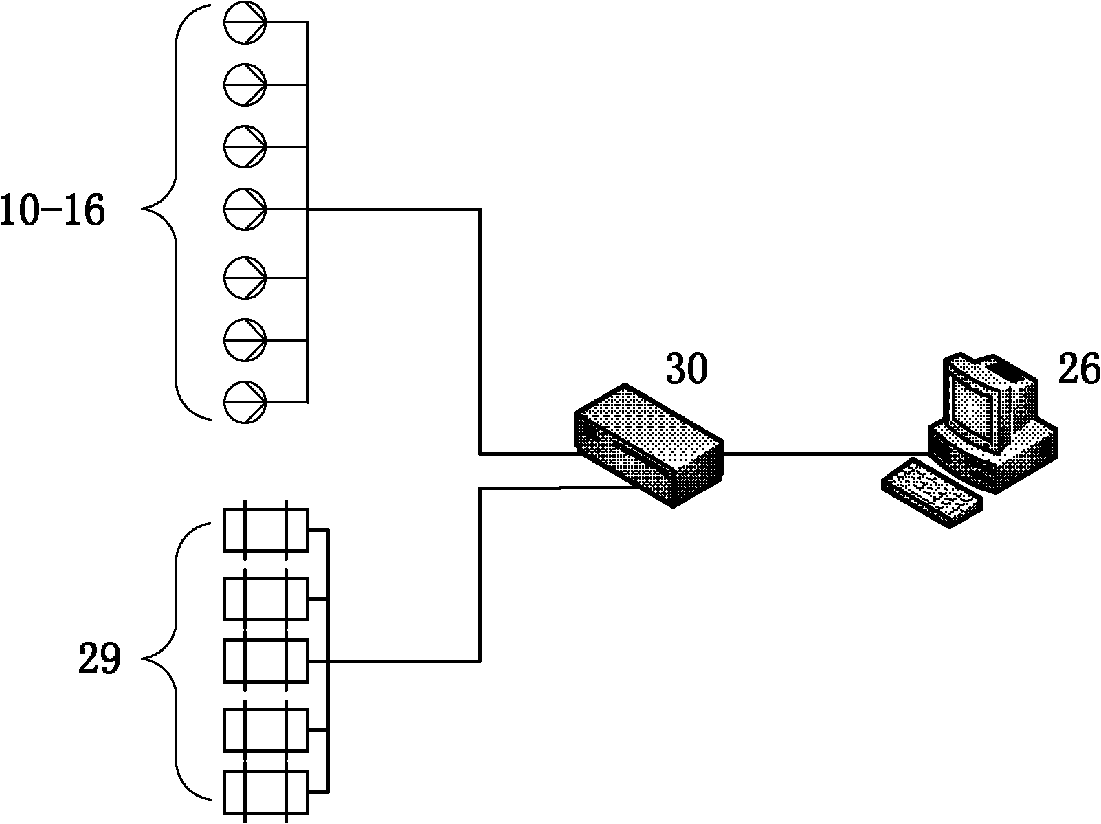 Spoke-like vehicle body automatic ordering buffer area and ordering method thereof