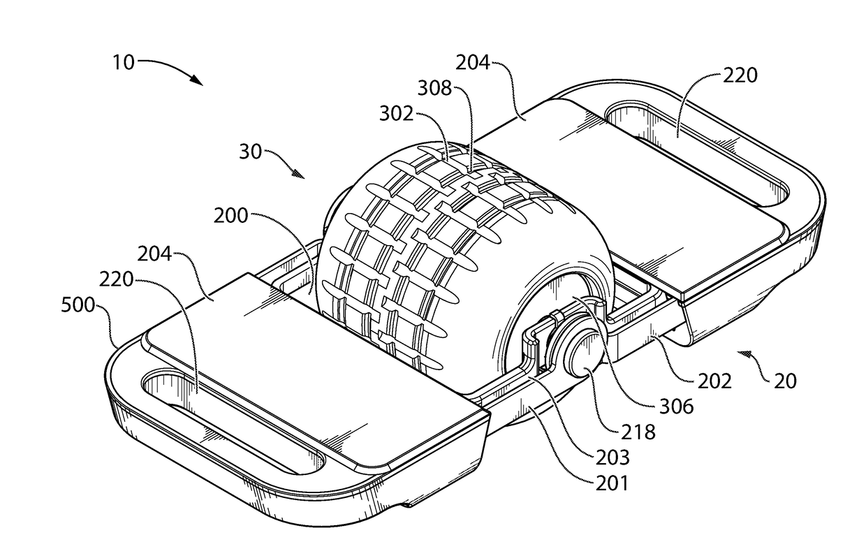 Compactable foot-deck-based vehicle