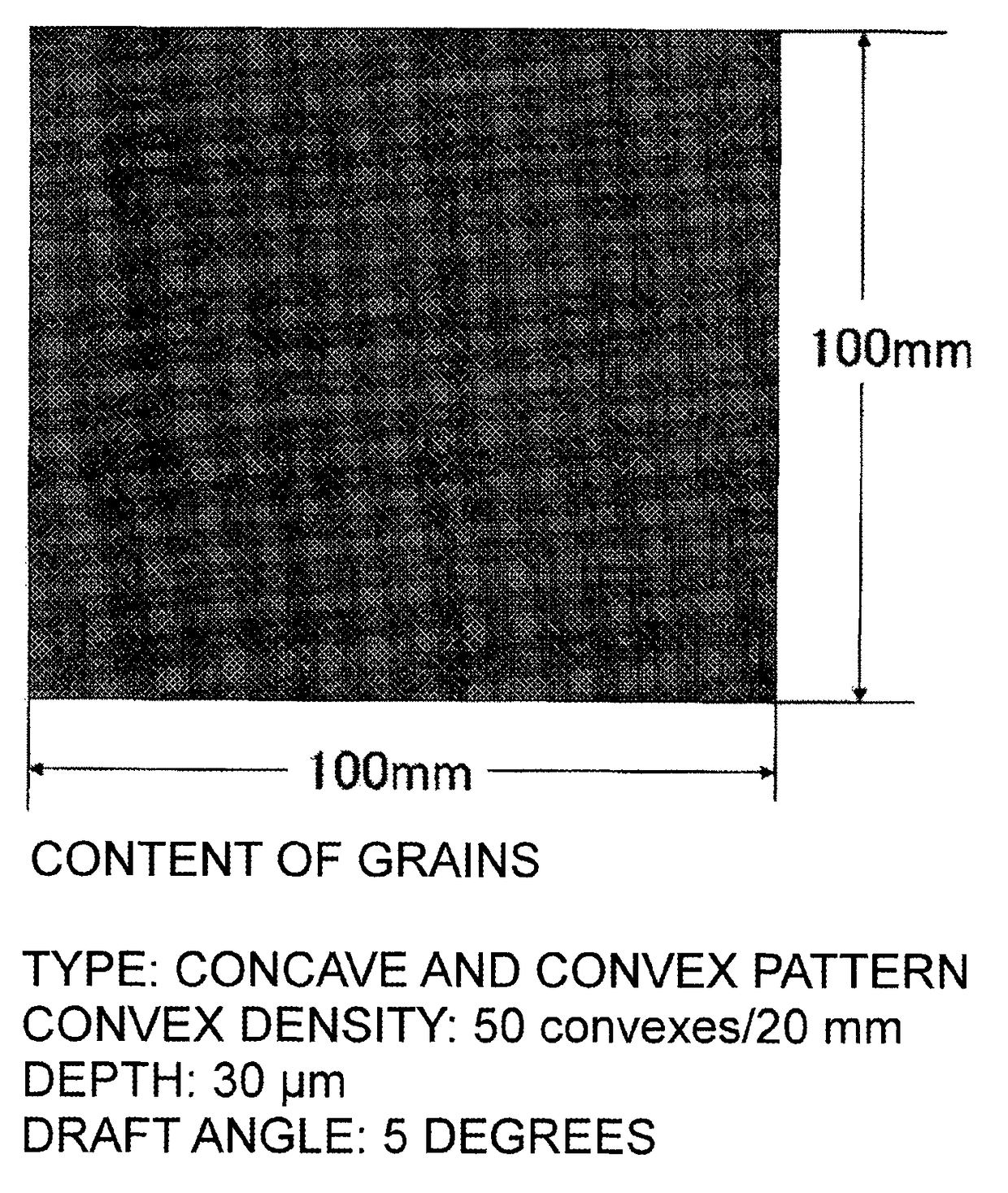 Shaped product made of fiber-reinforced composite material and having excellent surface appearance