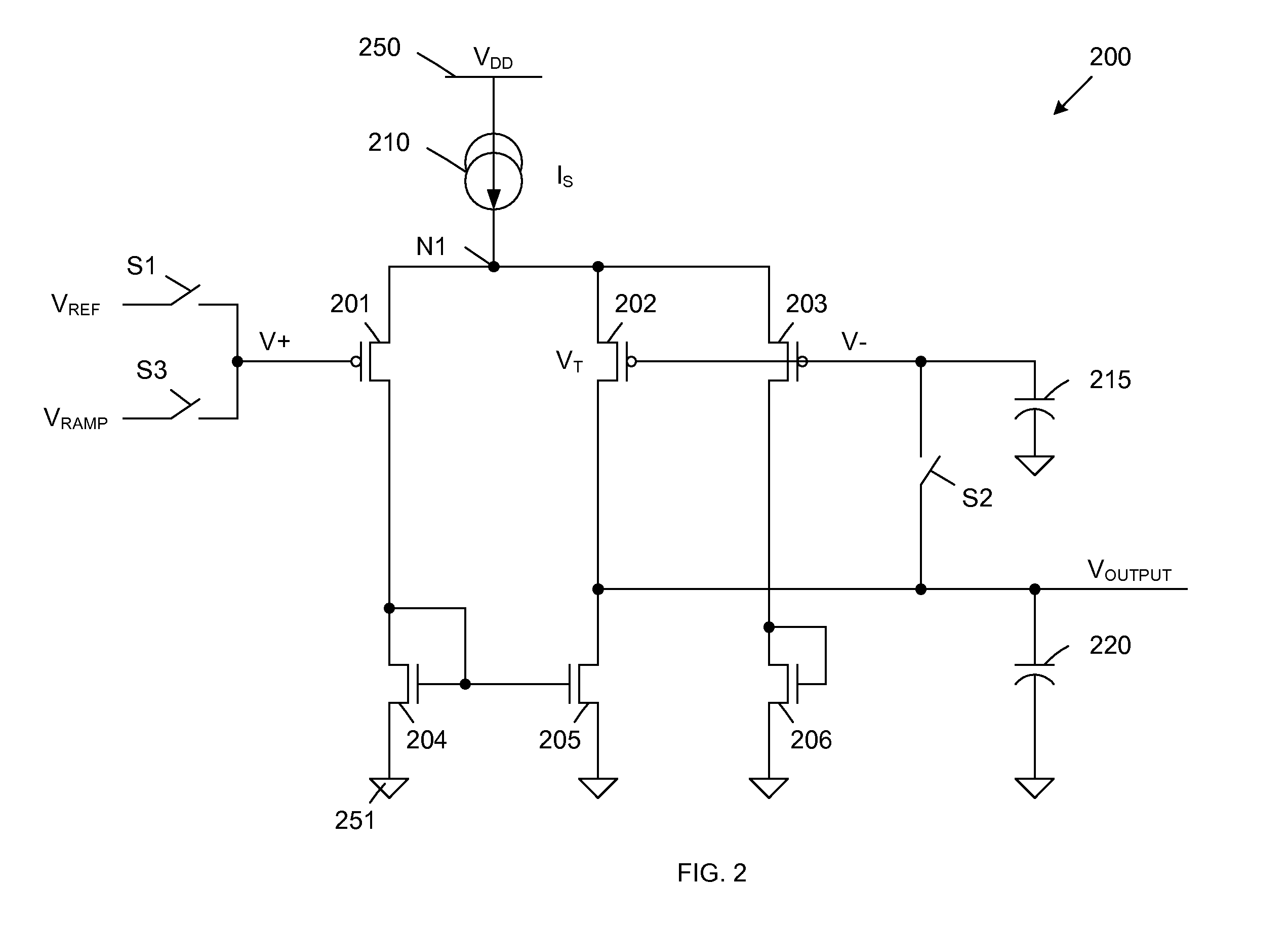 Comparator with low supply current spike and input offset cancellation