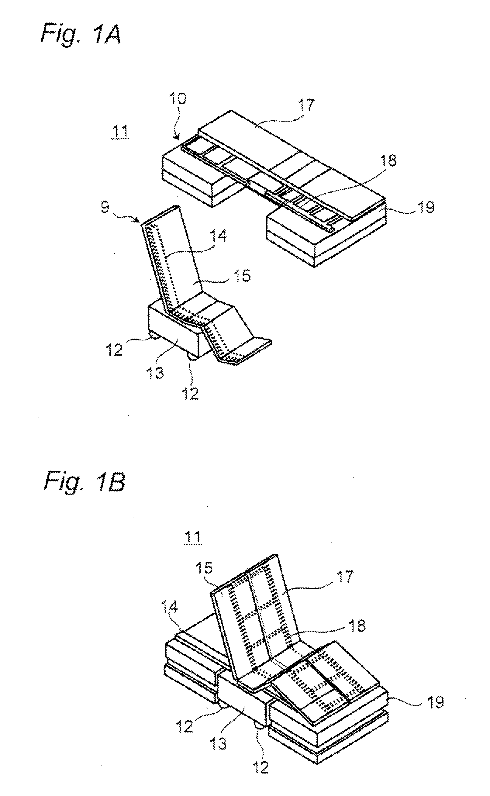Bed, and combining method and separating method of bed