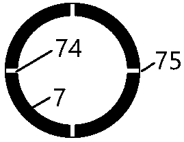 Crack-type quantitative easily-marked hand-held surface sampling culture dish adopting grid counting method