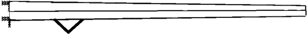 Method for determining thin-walled structure high-rigidity connecting area load transfer