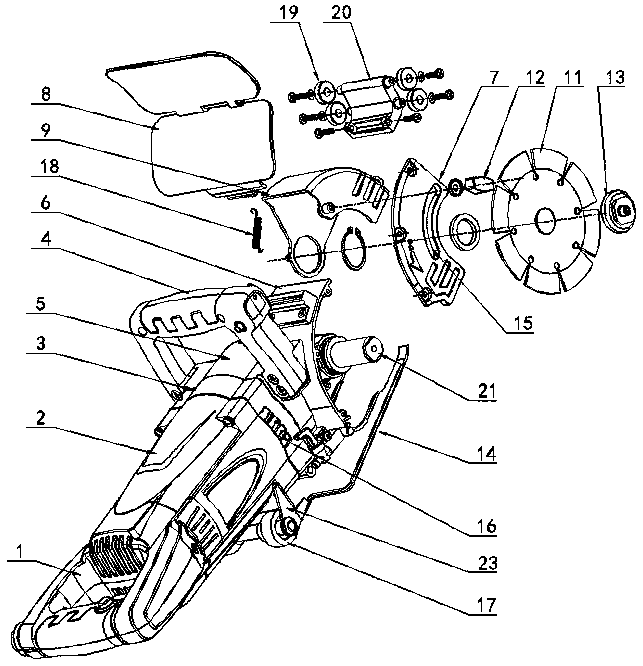 Handheld type slotting machine