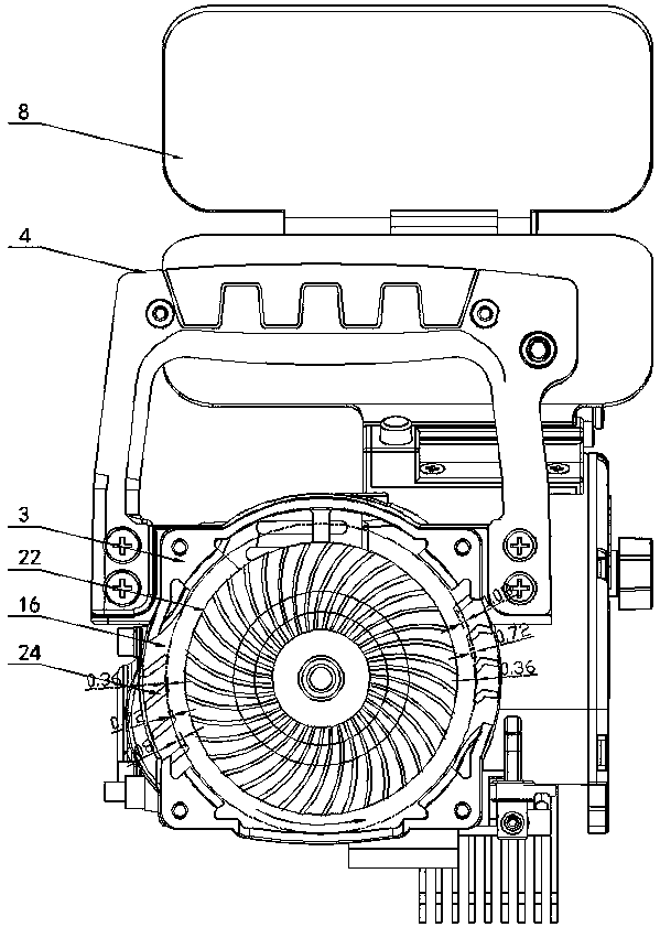 Handheld type slotting machine