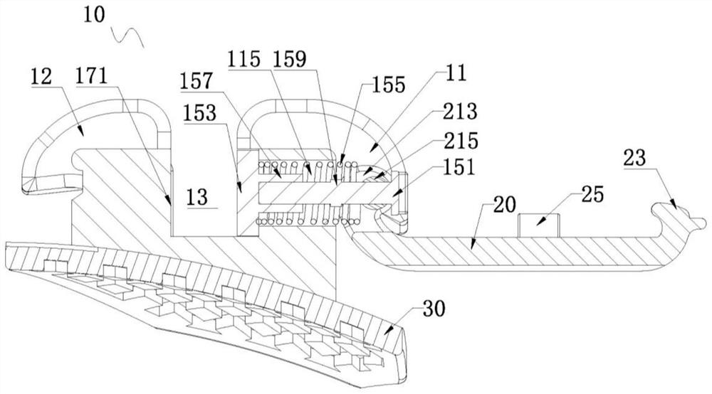 A clamshell type orthodontic bracket with variable arch wire slot