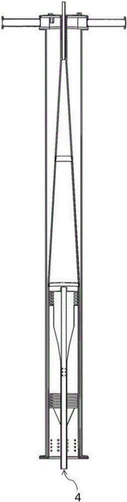 Downhole degassing and oil removing cyclone separation device