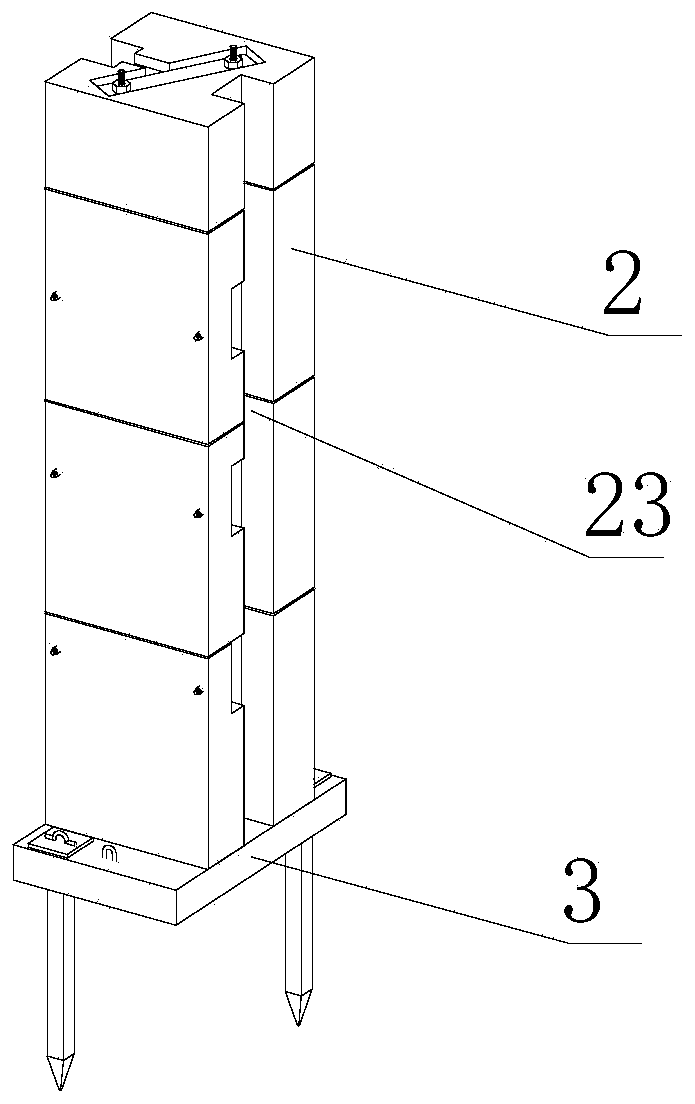 Prefabricated fast assembled enclosure structure and construction method thereof