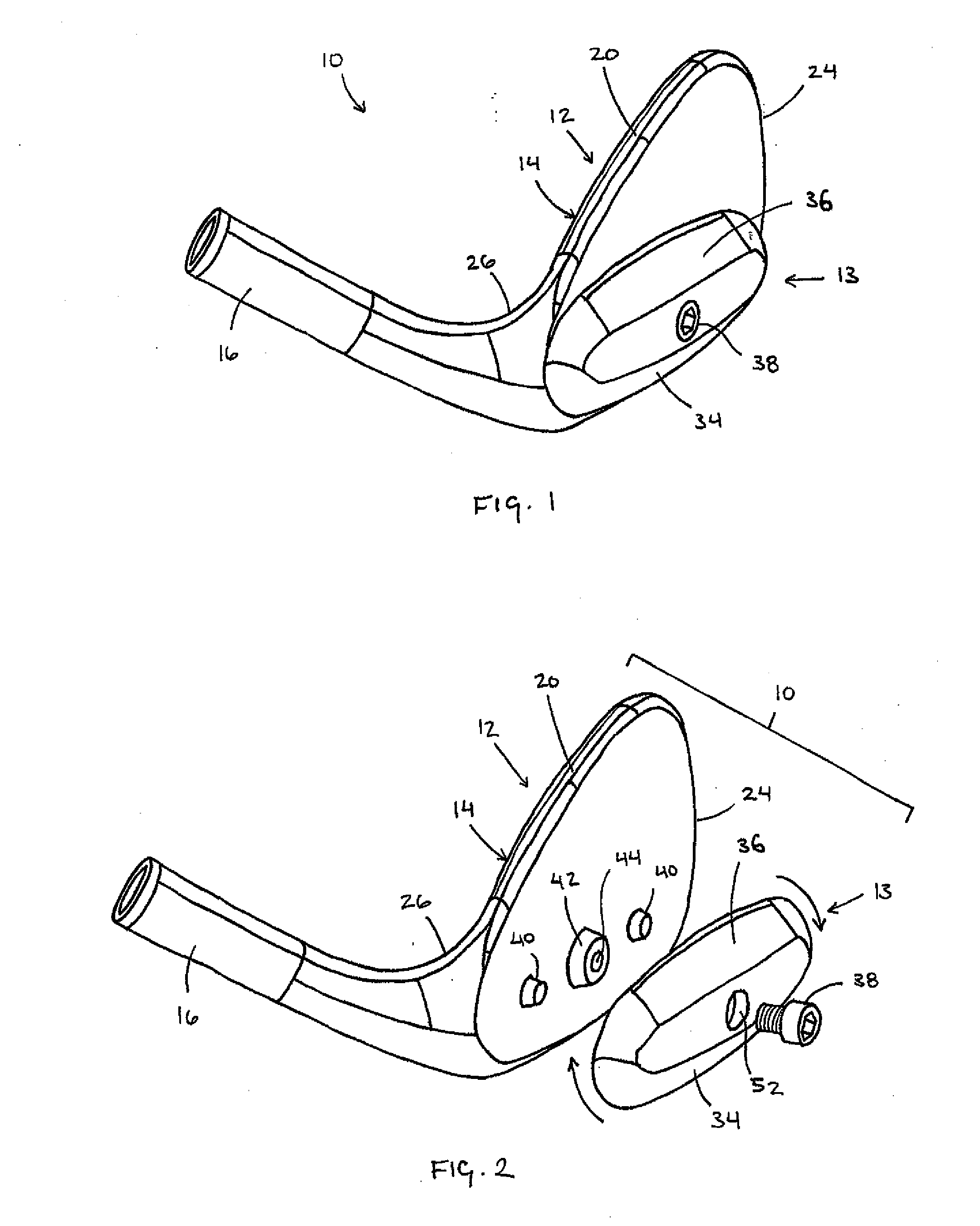 Golf club with reversible sole