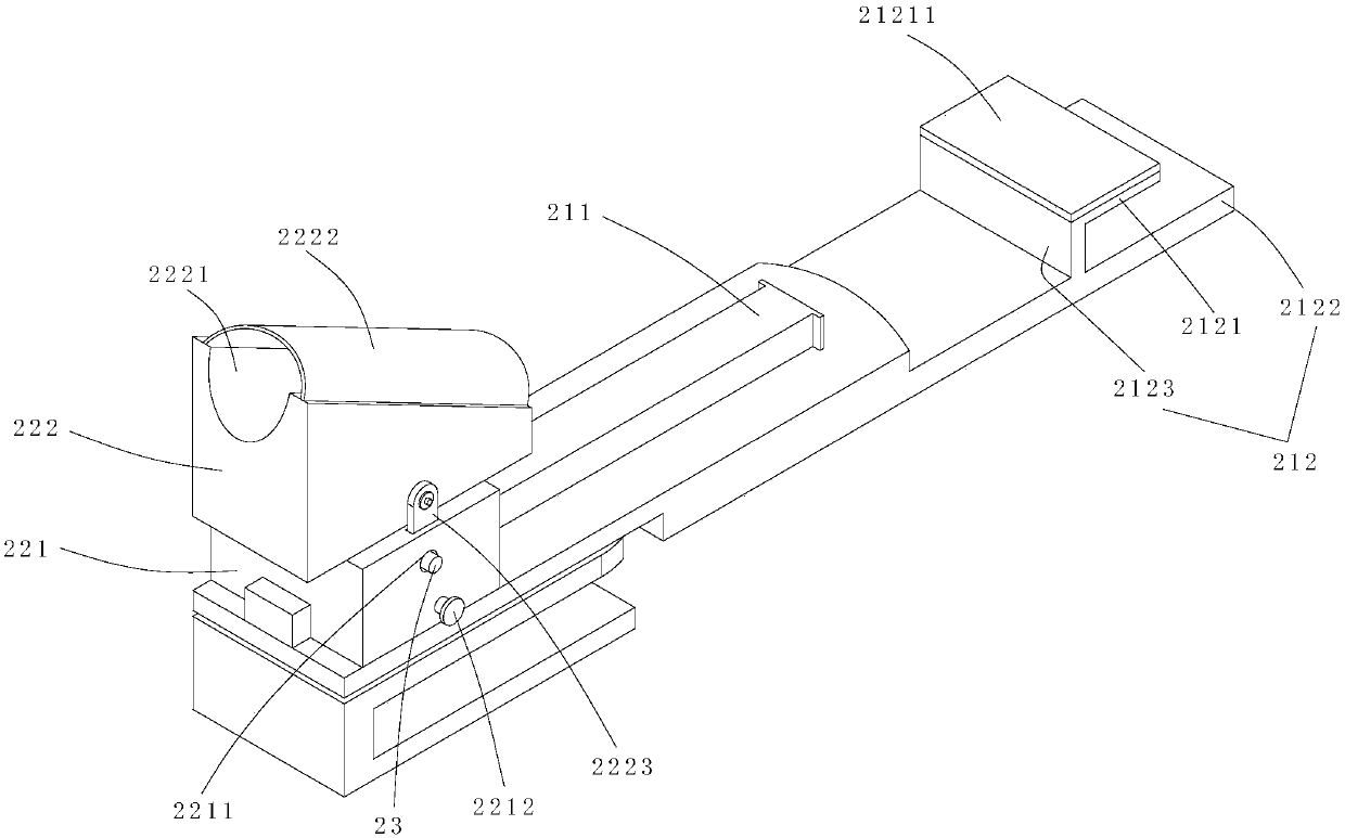 Arm tray device of CT-guided interventional diagnosis and treatment