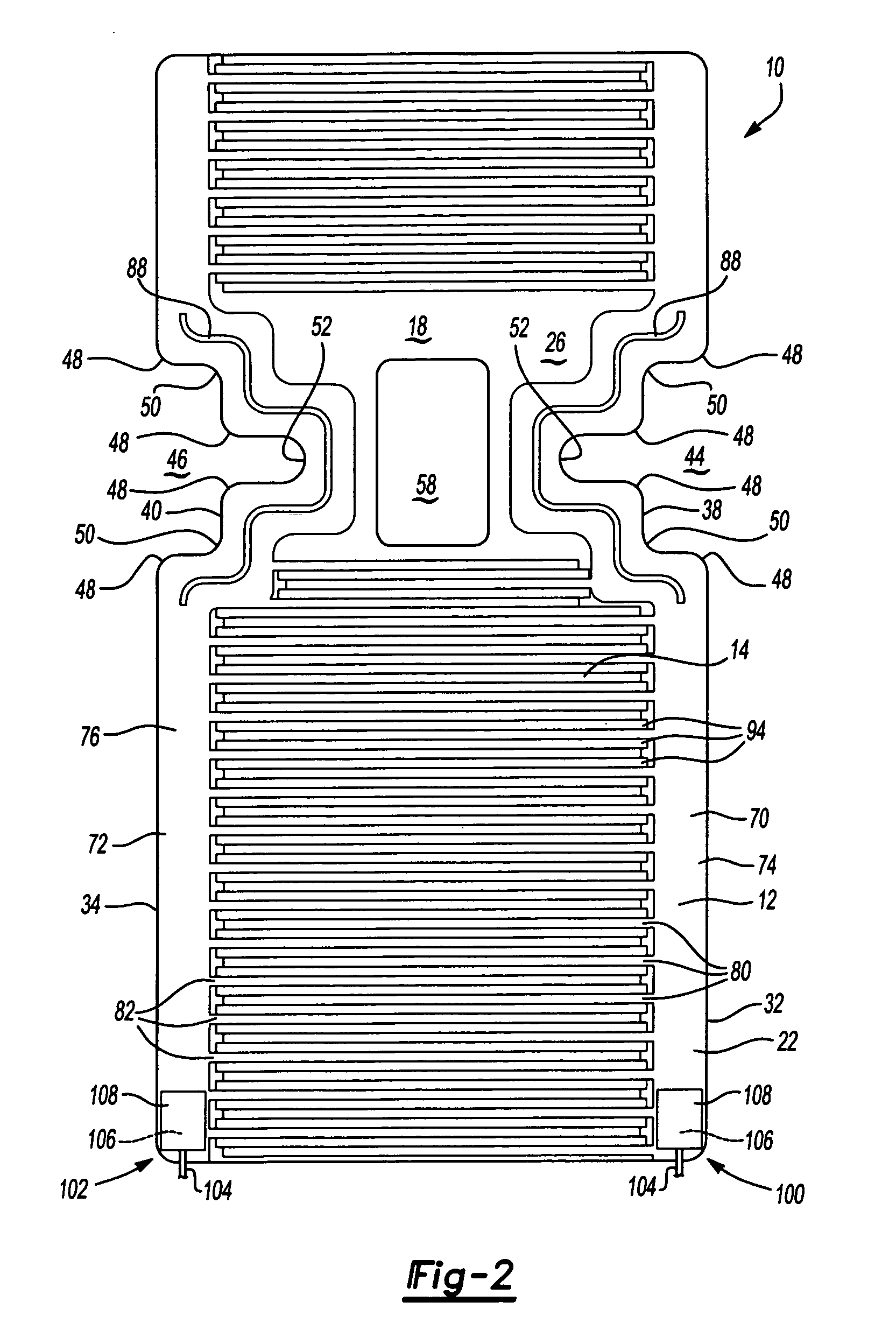 Heater for an automotive vehicle and method of forming same