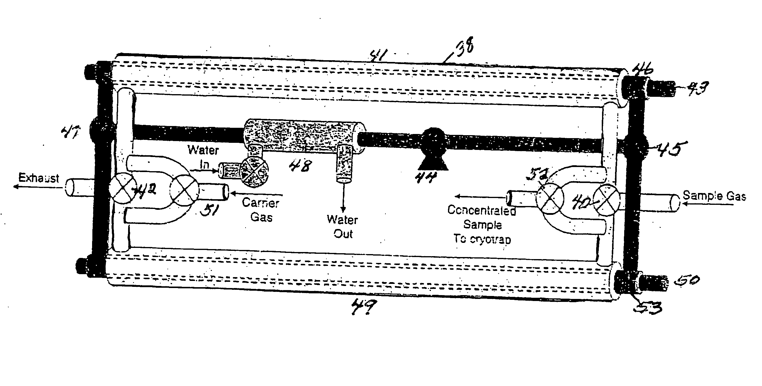 Apparatus and methods for use in concentration of gas and particle-laden gas flows