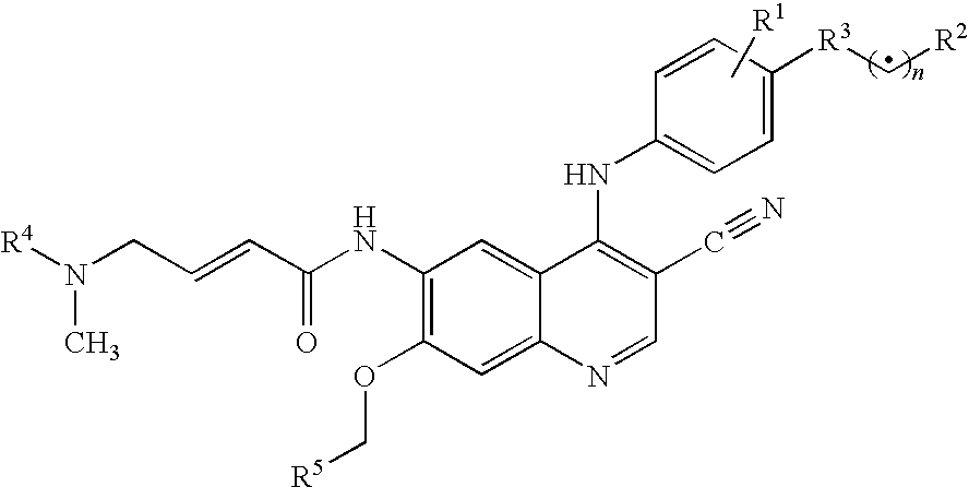 Antineoplastic Combinations of 4-Anilino-3-Cyanoquinolines and Capecitabine