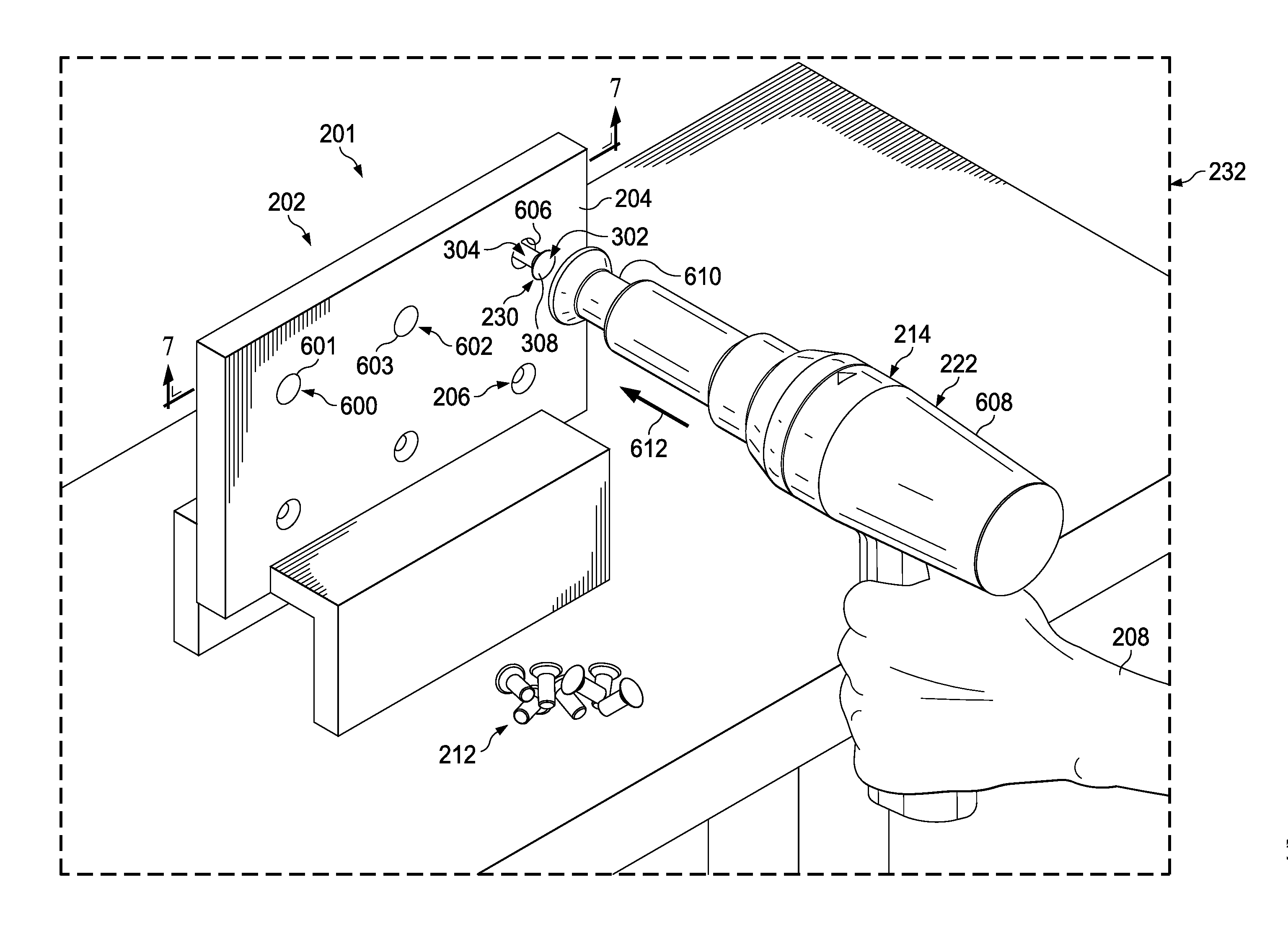 Method and System for Installing Fasteners with Electromagnetic Effect Protection